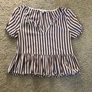 Madewell Peplum Blouse